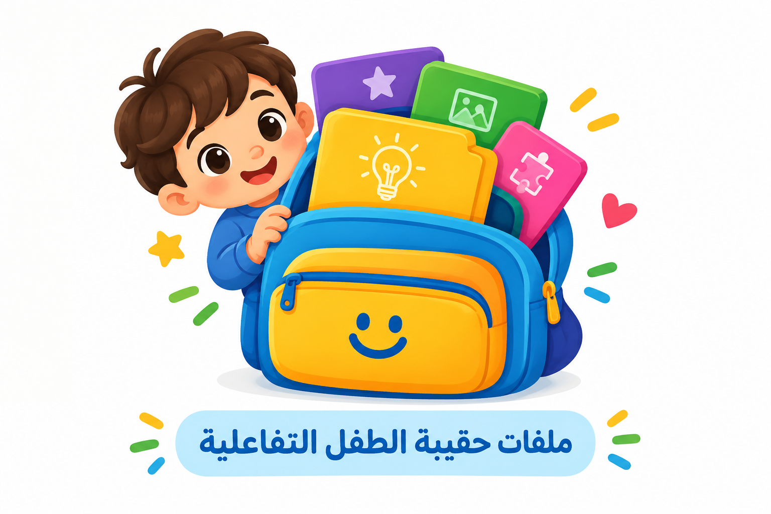 حقيبة الطفل التفاعلية